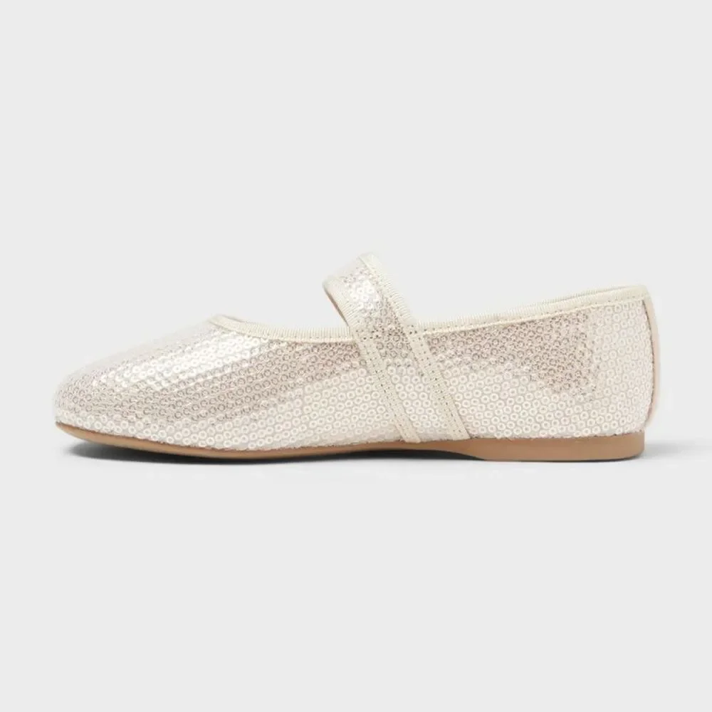 Kids' Quilla Ballet Flats - art class Gold 4